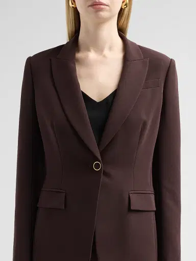 Milly Women's Avery Cady Single-Breasted Blazer | Thumbnail 5 Milly Women's Avery Cady Single-Breasted Blazer | Thumbnail 5