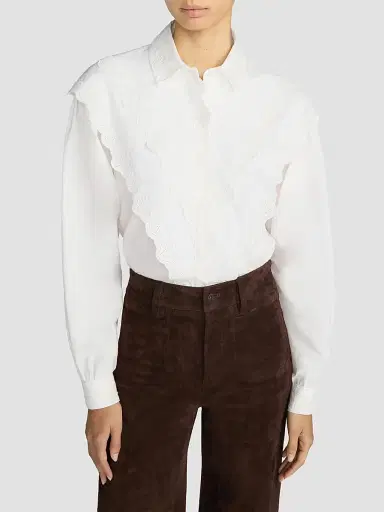 Frame Women's The Poplin Equestrian Shirt | Thumbnail 2 Frame Women's The Poplin Equestrian Shirt | Thumbnail 2