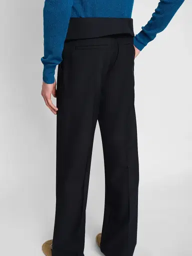 Dries Van Noten Men's Preston Belted Wool Trousers | Thumbnail 3 Dries Van Noten Men's Preston Belted Wool Trousers | Thumbnail 3