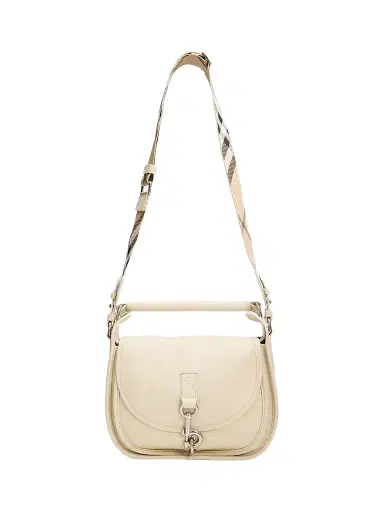 Burberry Women's Small B-Clip Messenger Crossbody Bag | Thumbnail 1 Burberry Women's Small B-Clip Messenger Crossbody Bag | Thumbnail 1