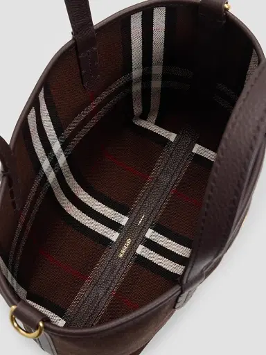 Burberry Women's Mini Bloomsbury Reversible Tote Bag | Thumbnail 4 Burberry Women's Mini Bloomsbury Reversible Tote Bag | Thumbnail 4