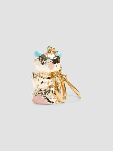 Valentino Garavani Women's Le Chat De La Maison Nylon Bag Charm with Key Ring | Thumbnail 3 Valentino Garavani Women's Le Chat De La Maison Nylon Bag Charm with Key Ring | Thumbnail 3