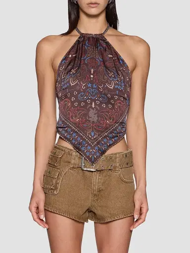 Ksubi Women's Folk Bandana Scarf Top | Thumbnail 4 Ksubi Women's Folk Bandana Scarf Top | Thumbnail 4