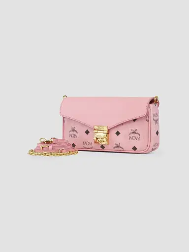 MCM Women's Tracy Visetos Mini Faux-Leather Crossbody Bag | Thumbnail 3 MCM Women's Tracy Visetos Mini Faux-Leather Crossbody Bag | Thumbnail 3