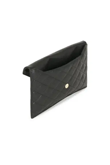 Saint Laurent Grain De Poudre Matelasse Pouch | Thumbnail 4 Saint Laurent Grain De Poudre Matelasse Pouch | Thumbnail 4