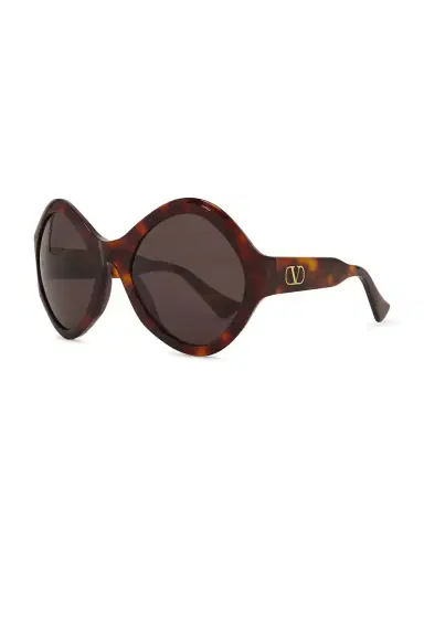 Valentino Garavani L'8 Oval Sunglasses | Thumbnail 2 Valentino Garavani L'8 Oval Sunglasses | Thumbnail 2