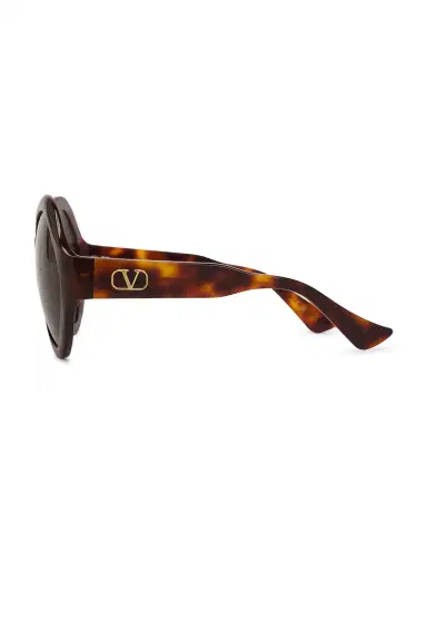 Valentino Garavani L'8 Oval Sunglasses | Thumbnail 3 Valentino Garavani L'8 Oval Sunglasses | Thumbnail 3