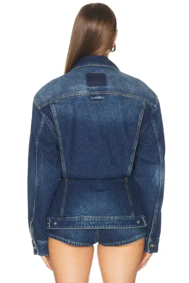Mugler Hourglass Denim Jacket | Thumbnail 3 Mugler Hourglass Denim Jacket | Thumbnail 3