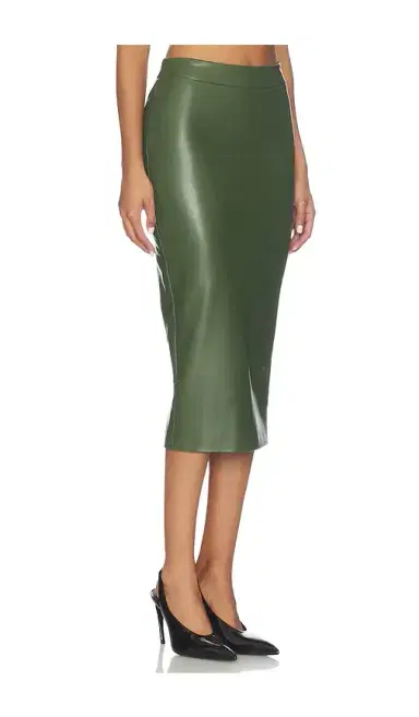 Naked Wardrobe Faux Leather Pencil Skirt | Thumbnail 2 Naked Wardrobe Faux Leather Pencil Skirt | Thumbnail 2