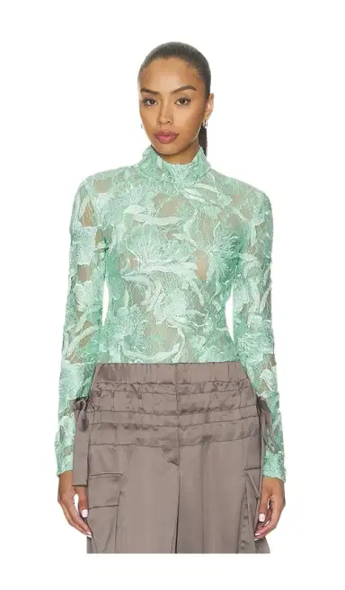 Aknvas Freja Beaded Lace Top | Thumbnail 1 Aknvas Freja Beaded Lace Top | Thumbnail 1