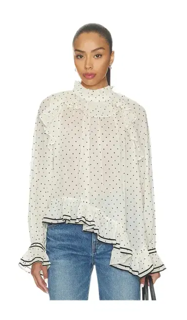 Ulla Johnson Marcella Longsleeve Cotton Blouse | Thumbnail 1 Ulla Johnson Marcella Longsleeve Cotton Blouse | Thumbnail 1