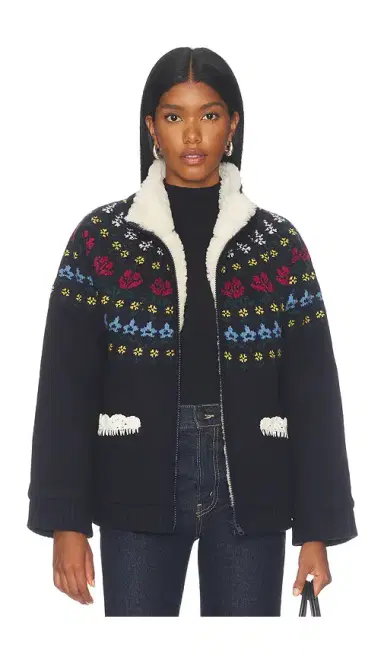 Sea Preston Knit Sherpa Lined Jacket | Thumbnail 2 Sea Preston Knit Sherpa Lined Jacket | Thumbnail 2