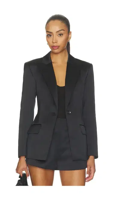 Ulla Johnson Soline Satin Blazer | Thumbnail 2 Ulla Johnson Soline Satin Blazer | Thumbnail 2