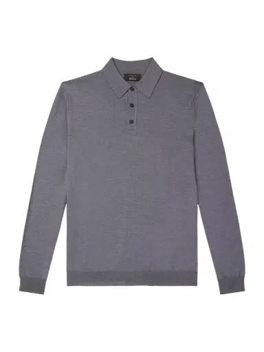 Slowear Zanone Slim-Fit Flexwool Polo Shirt - Men | Thumbnail 1 Slowear Zanone Slim-Fit Flexwool Polo Shirt - Men | Thumbnail 1