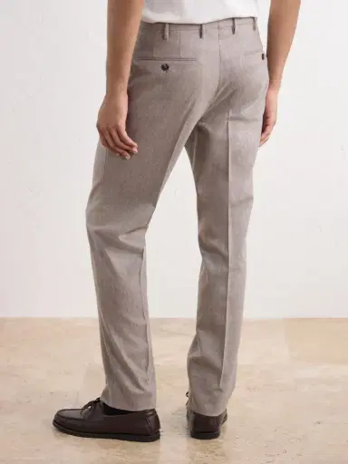 Slowear Straight-Leg Wool-Blend Flannel Trousers - Men | Thumbnail 4 Slowear Straight-Leg Wool-Blend Flannel Trousers - Men | Thumbnail 4