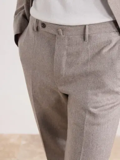 Slowear Straight-Leg Wool-Blend Flannel Trousers - Men | Thumbnail 5 Slowear Straight-Leg Wool-Blend Flannel Trousers - Men | Thumbnail 5