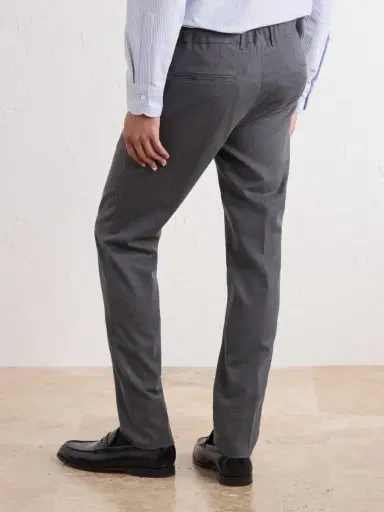 Slowear Straight-Leg Wool-Blend Tekno Flannel Trousers - Men | Thumbnail 4 Slowear Straight-Leg Wool-Blend Tekno Flannel Trousers - Men | Thumbnail 4