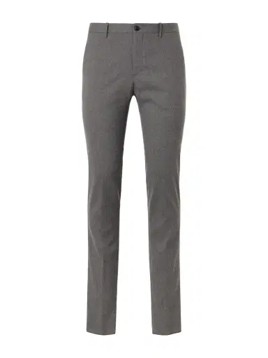Slowear Straight-Leg Wool-Blend Tekno Flannel Trousers - Men | Thumbnail 1 Slowear Straight-Leg Wool-Blend Tekno Flannel Trousers - Men | Thumbnail 1
