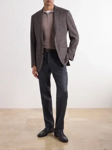 Slowear Zanone Flexwool Half-Zip Sweater - Men | Thumbnail 2 Slowear Zanone Flexwool Half-Zip Sweater - Men | Thumbnail 2