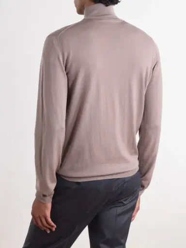 Slowear Zanone Flexwool Half-Zip Sweater - Men | Thumbnail 4 Slowear Zanone Flexwool Half-Zip Sweater - Men | Thumbnail 4