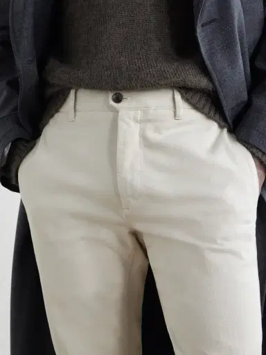 Slowear Straight-Leg Cotton-Blend Twill Trousers - Men | Thumbnail 5 Slowear Straight-Leg Cotton-Blend Twill Trousers - Men | Thumbnail 5