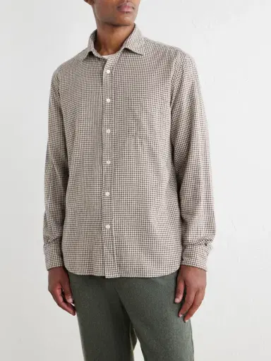 Hartford Paul Striped Cotton-Gabardine Shirt - Men | Thumbnail 3 Hartford Paul Striped Cotton-Gabardine Shirt - Men | Thumbnail 3