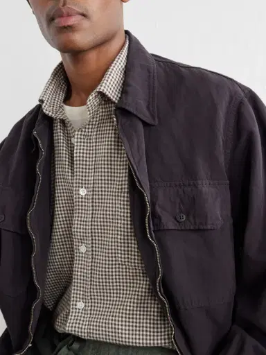 Hartford Paul Striped Cotton-Gabardine Shirt - Men | Thumbnail 5 Hartford Paul Striped Cotton-Gabardine Shirt - Men | Thumbnail 5