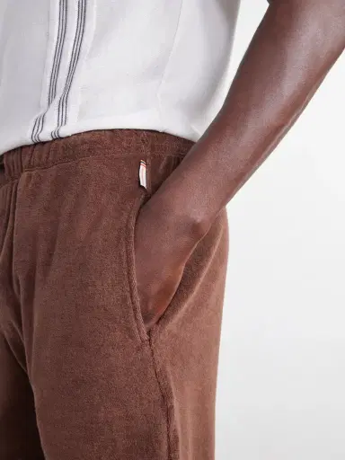 Orlebar Brown Marling Solid Cotton Organic Terry Shorts - Men | Thumbnail 5 Orlebar Brown Marling Solid Cotton Organic Terry Shorts - Men | Thumbnail 5