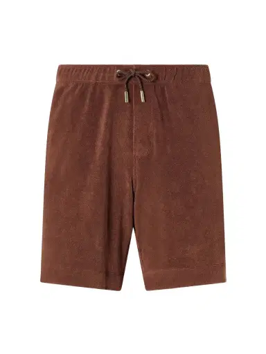 Orlebar Brown Marling Solid Cotton Organic Terry Shorts - Men | Thumbnail 1 Orlebar Brown Marling Solid Cotton Organic Terry Shorts - Men | Thumbnail 1