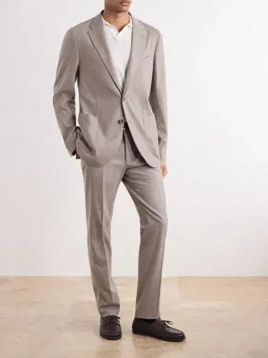 Slowear Wool-Blend Flannel Blazer Jacket - Men | Thumbnail 2 Slowear Wool-Blend Flannel Blazer Jacket - Men | Thumbnail 2