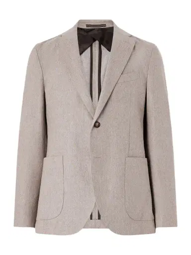 Slowear Wool-Blend Flannel Blazer Jacket - Men | Thumbnail 1 Slowear Wool-Blend Flannel Blazer Jacket - Men | Thumbnail 1