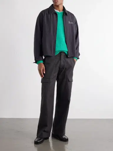 Visvim Somer Swing Printed Silk and Wool-Blend Jacket - Men | Thumbnail 2 Visvim Somer Swing Printed Silk and Wool-Blend Jacket - Men | Thumbnail 2