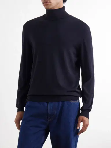 Slowear Flexwool Rollneck Sweater - Men | Thumbnail 3 Slowear Flexwool Rollneck Sweater - Men | Thumbnail 3
