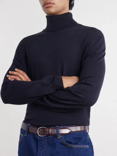 Slowear Flexwool Rollneck Sweater - Men | Thumbnail 5 Slowear Flexwool Rollneck Sweater - Men | Thumbnail 5
