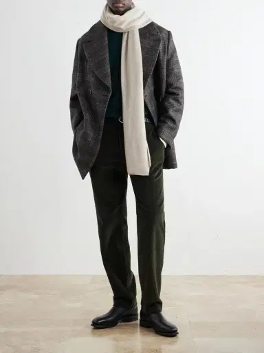 Slowear Zanone Cashmere Scarf - Men | Thumbnail 2 Slowear Zanone Cashmere Scarf - Men | Thumbnail 2