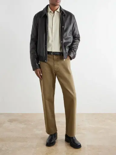 NN07 Otis 1874 Straight-Leg Organic Cotton-Gabardine Trousers - Men | Thumbnail 2 NN07 Otis 1874 Straight-Leg Organic Cotton-Gabardine Trousers - Men | Thumbnail 2