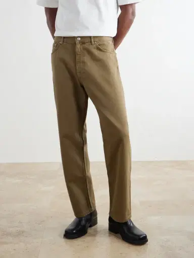 NN07 Otis 1874 Straight-Leg Organic Cotton-Gabardine Trousers - Men | Thumbnail 3 NN07 Otis 1874 Straight-Leg Organic Cotton-Gabardine Trousers - Men | Thumbnail 3