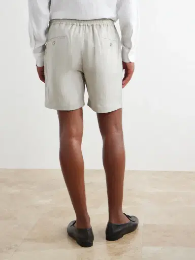 Ralph Lauren Purple Label Wide-Leg Silk and Linen-Blend Shorts - Men | Thumbnail 4 Ralph Lauren Purple Label Wide-Leg Silk and Linen-Blend Shorts - Men | Thumbnail 4
