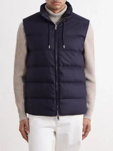 Slowear Padded Wool and Cashmere-Blend Gilet - Men | Thumbnail 3 Slowear Padded Wool and Cashmere-Blend Gilet - Men | Thumbnail 3
