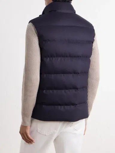 Slowear Padded Wool and Cashmere-Blend Gilet - Men | Thumbnail 4 Slowear Padded Wool and Cashmere-Blend Gilet - Men | Thumbnail 4