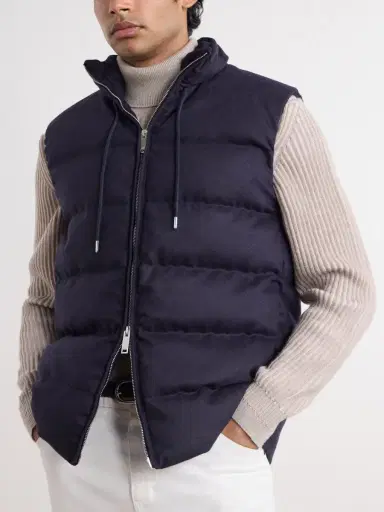 Slowear Padded Wool and Cashmere-Blend Gilet - Men | Thumbnail 5 Slowear Padded Wool and Cashmere-Blend Gilet - Men | Thumbnail 5