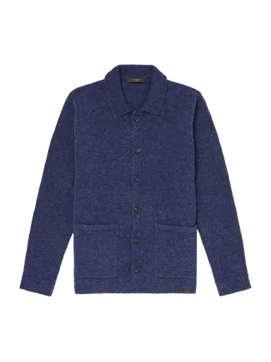 Slowear Bouclé Wool-Blend Cardigan - Men | Thumbnail 1 Slowear Bouclé Wool-Blend Cardigan - Men | Thumbnail 1