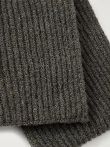 Slowear Ribbed Wool-Blend Scarf - Men | Thumbnail 4 Slowear Ribbed Wool-Blend Scarf - Men | Thumbnail 4