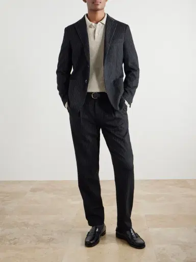 Barena Pinstriped Wool-Blend Blazer - Men | Thumbnail 2 Barena Pinstriped Wool-Blend Blazer - Men | Thumbnail 2