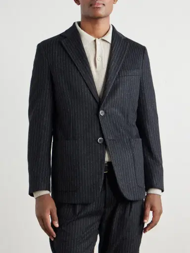 Barena Pinstriped Wool-Blend Blazer - Men | Thumbnail 3 Barena Pinstriped Wool-Blend Blazer - Men | Thumbnail 3