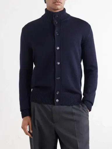 Slowear Wool Cardigan - Men | Thumbnail 3 Slowear Wool Cardigan - Men | Thumbnail 3