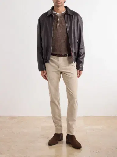 Slowear Straight-Leg Cotton-Blend Corduroy Trousers - Men | Thumbnail 2 Slowear Straight-Leg Cotton-Blend Corduroy Trousers - Men | Thumbnail 2
