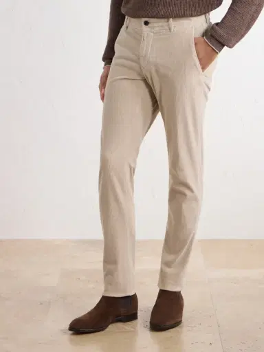 Slowear Straight-Leg Cotton-Blend Corduroy Trousers - Men | Thumbnail 3 Slowear Straight-Leg Cotton-Blend Corduroy Trousers - Men | Thumbnail 3