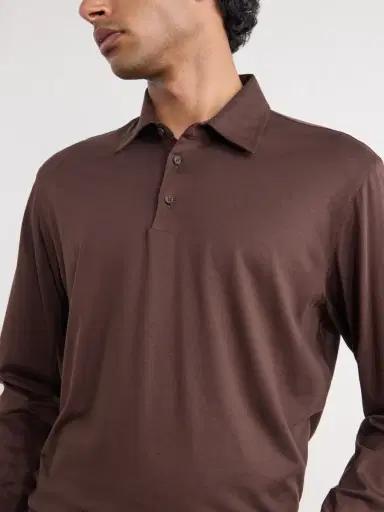 Slowear Zanone Cotton and Silk-Blend Jersey Polo Shirt - Men | Thumbnail 5 Slowear Zanone Cotton and Silk-Blend Jersey Polo Shirt - Men | Thumbnail 5