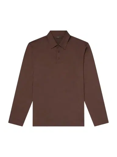 Slowear Zanone Cotton and Silk-Blend Jersey Polo Shirt - Men | Thumbnail 1 Slowear Zanone Cotton and Silk-Blend Jersey Polo Shirt - Men | Thumbnail 1